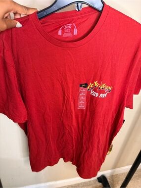 Lee Red Flame Graphic Tee